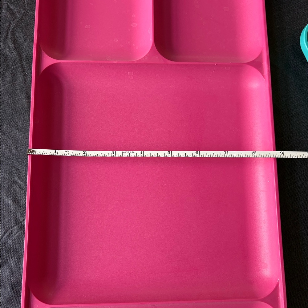 Tupperware Jewel Tone TV Tray Set - Picture 3 of 4